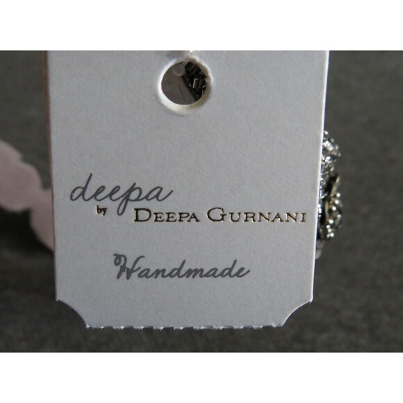 Deepa Gurnani Handmade Embellished Beaded CZ Headband main image 8